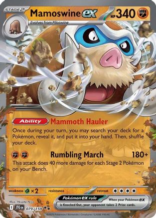 Mamoswine ex - 079/159 (79) [SV09: Journey Together] Holofoil