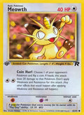 Meowth (62) [Team Rocket] 1st Edition