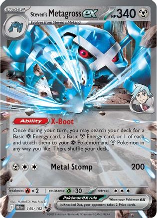 Steven's Metagross ex (145) [SV10: Destined Rivals] Holofoil