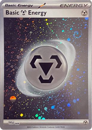 Basic Metal Energy (Cosmos Holo) (8) [SVE: Scarlet & Violet Energies] Holofoil
