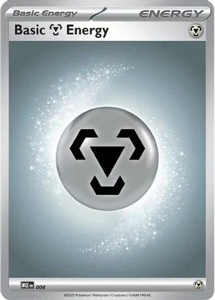 Basic Metal Energy - 008 (8) [MEE: Mega Evolution Energies] Reverse Holofoil