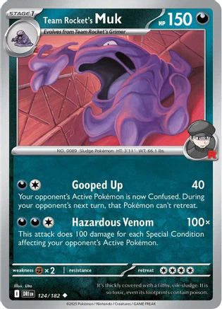 Team Rocket's Muk (124) [SV10: Destined Rivals]