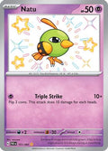 Natu - 151/091 (151) [SV: Paldean Fates] Holofoil