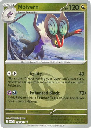 Noivern (Energy Symbol Pattern) (157) [ME: Ascended Heroes] Reverse Holofoil