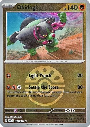 Okidogi (Friend Ball) (122) [ME: Ascended Heroes] Reverse Holofoil