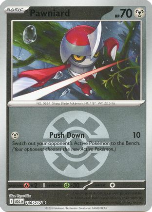 Pawniard (Quick Ball) (146) [ME: Ascended Heroes] Reverse Holofoil