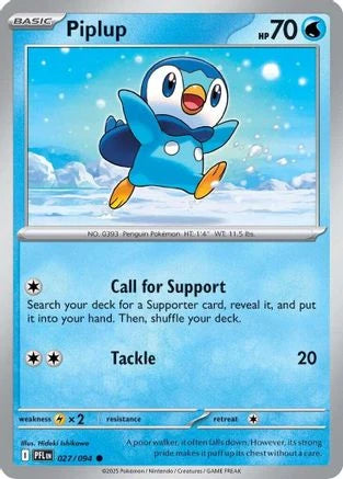Piplup - 027/094 (27) [ME02: Phantasmal Flames]
