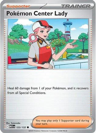 Pokemon Center Lady (123) [ME01: Mega Evolution]