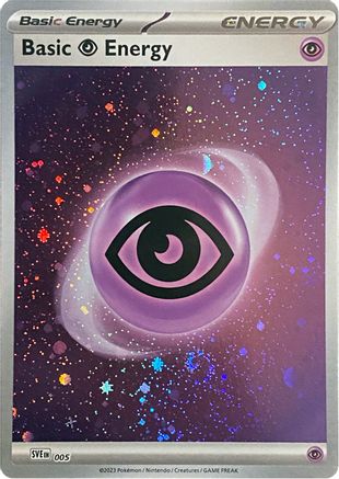 Basic Psychic Energy (Cosmos Holo) (5) [SVE: Scarlet & Violet Energies] Holofoil