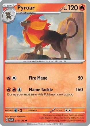 Pyroar (16) [SV: Prismatic Evolutions]
