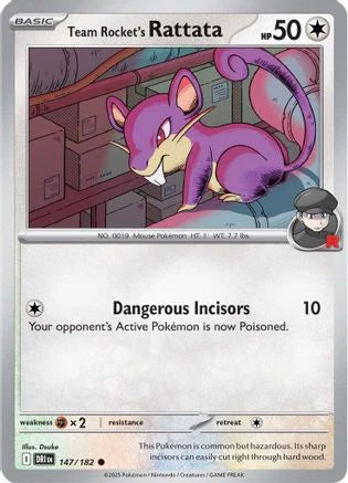 Team Rocket's Rattata (147) [SV10: Destined Rivals]