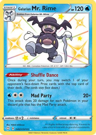 Galarian Mr. Rime (SV021) [Shining Fates: Shiny Vault] Holofoil