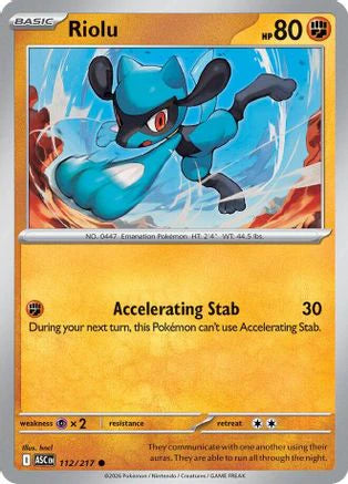 Riolu (112) [ME: Ascended Heroes]