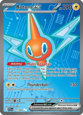 Rotom ex - 111/094 (111) [ME02: Phantasmal Flames] Holofoil