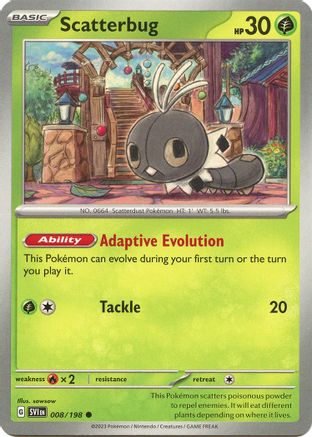 Scatterbug (8) [SV01: Scarlet & Violet Base Set]