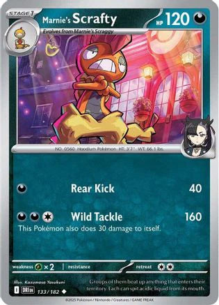 Marnie's Scrafty (133) [SV10: Destined Rivals]