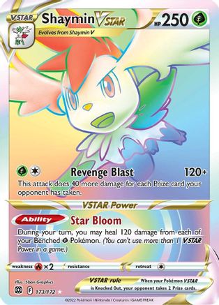 Shaymin VSTAR (Secret) (173) [SWSH09: Brilliant Stars] Holofoil