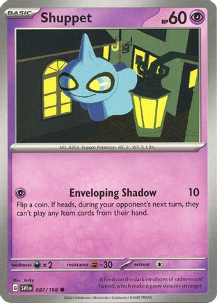 Shuppet (87) [SV01: Scarlet & Violet Base Set]