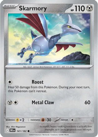 Skarmory (141) [SV10: Destined Rivals] Reverse Holofoil