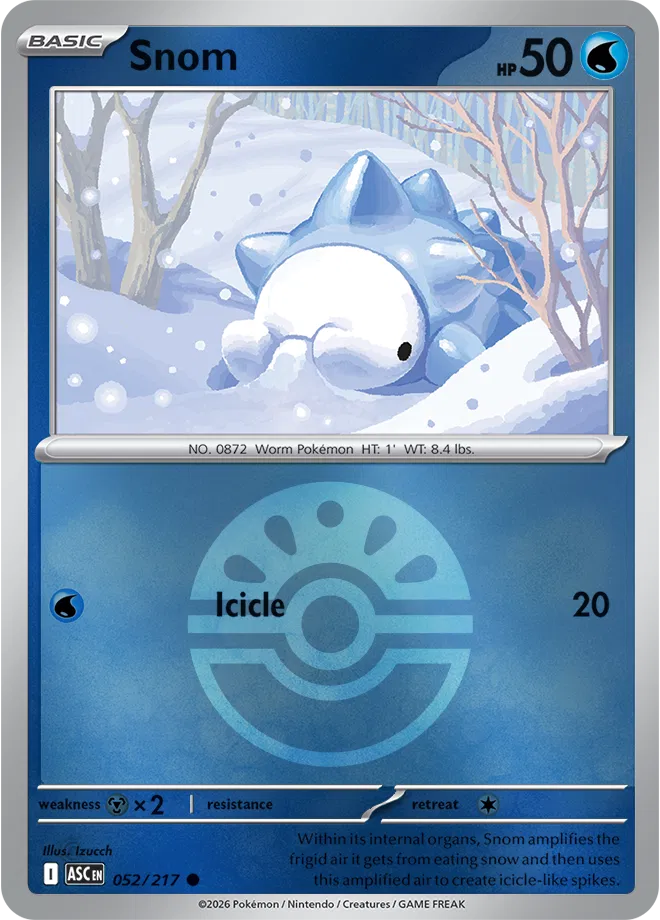 Snom (Friend Ball) (52) [ME: Ascended Heroes] Reverse Holofoil