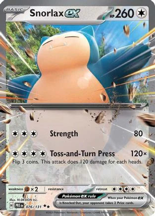 Snorlax ex (76) [SV: Prismatic Evolutions] Holofoil