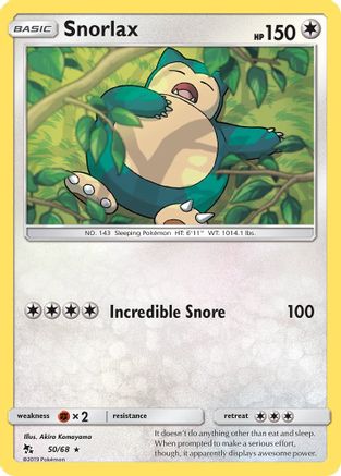 Snorlax (50) [Hidden Fates]