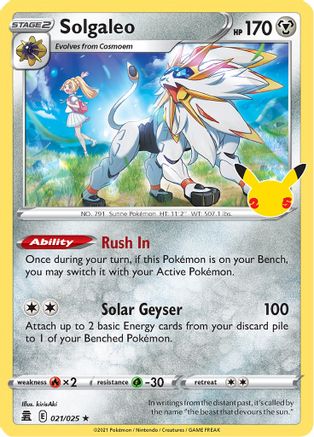 Solgaleo (21) [Celebrations] Holofoil