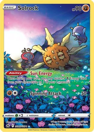 Solrock (GG15) [Crown Zenith: Galarian Gallery] Holofoil