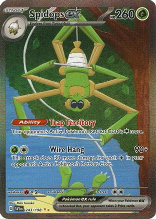 Spidops ex - 243/198 (243) [SV01: Scarlet & Violet Base Set] Holofoil