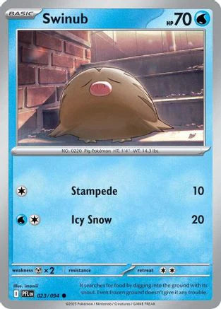 Swinub (23) [ME02: Phantasmal Flames]