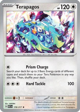 Terapagos (178) [ME: Ascended Heroes] Reverse Holofoil