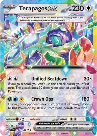 Terapagos ex - 128/142 (128) [SV07: Stellar Crown] Holofoil