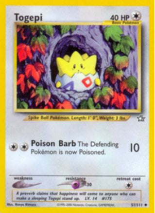 Togepi (51) [Neo Genesis] Unlimited