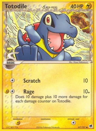 Totodile (Delta Species) (67) [Dragon Frontiers]