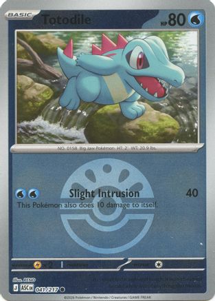Totodile (Friend Ball) (41) [ME: Ascended Heroes] Reverse Holofoil