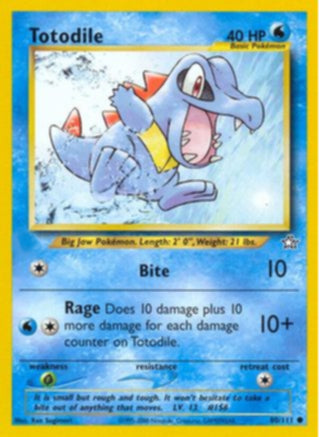 Totodile (80) (80) [Neo Genesis] Unlimited