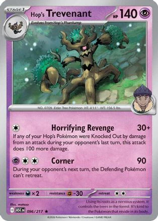 Hop's Trevenant - 096/217 (96) [ME: Ascended Heroes] Holofoil
