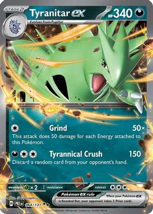 Tyranitar ex (64) [SV: Prismatic Evolutions] Holofoil