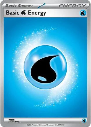 Basic Water Energy - 003 (3) [MEE: Mega Evolution Energies] Reverse Holofoil