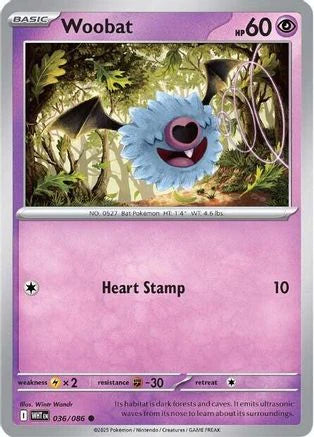 Woobat (36) [SV: White Flare]