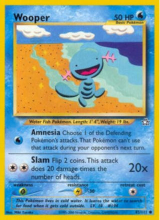 Wooper (82) [Neo Genesis] Unlimited