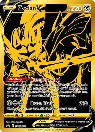 Zacian V - SWSH076 (SWSH076) [SWSH: Sword & Shield Promo Cards] Holofoil