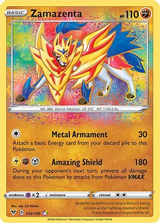Zamazenta (102) [SWSH04: Vivid Voltage] Holofoil
